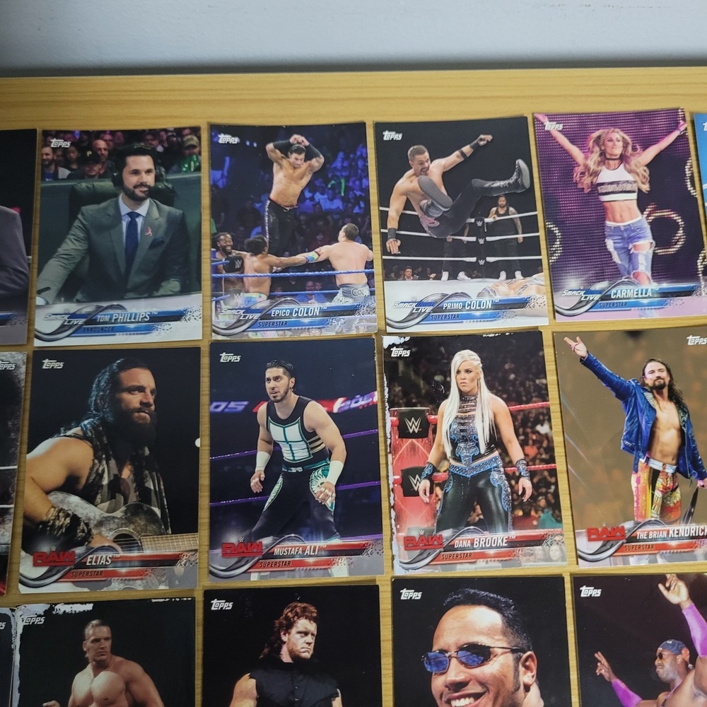 2009 Topps WWE Slam Attax Evolution Trading Card Lot Bundle The Rock - Picture 4 of 12